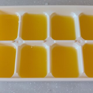 使い道いろいろ♪ゆず果汁の冷凍保存